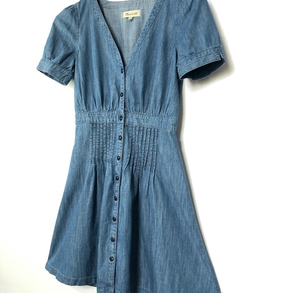 Madewell Denim Daylily Dress SZ 0 - Picture 14 of 15